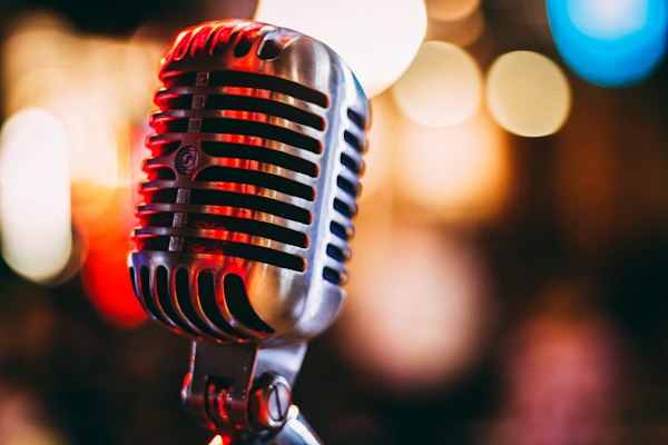 Microphone closeup